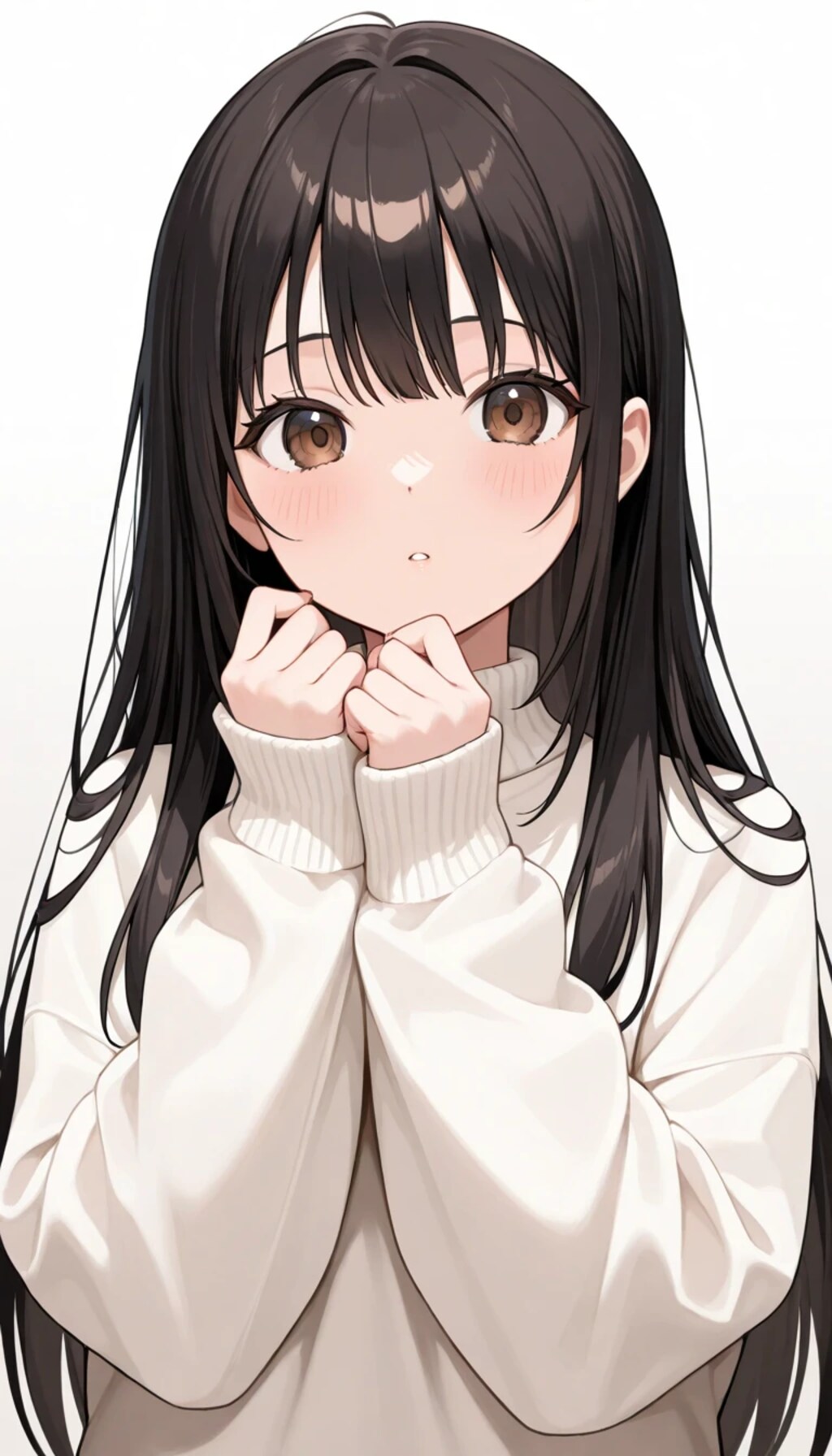 セーターの女の子