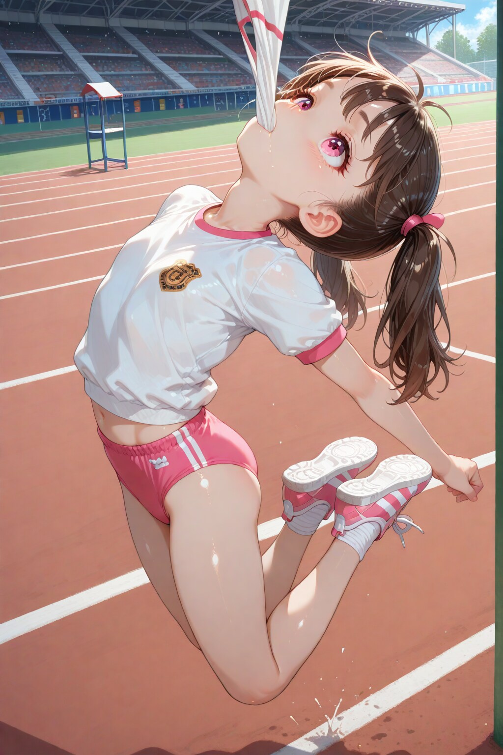 パンﾂ食い競争？