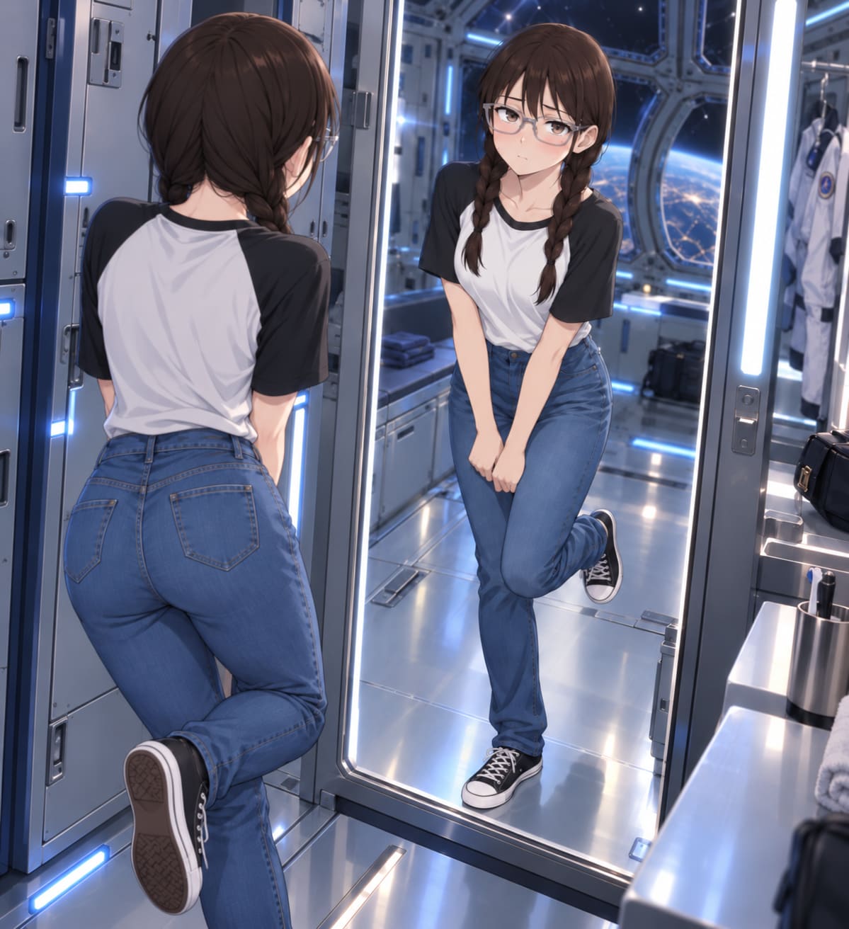 はじらい? | の人気AIイラスト・グラビア