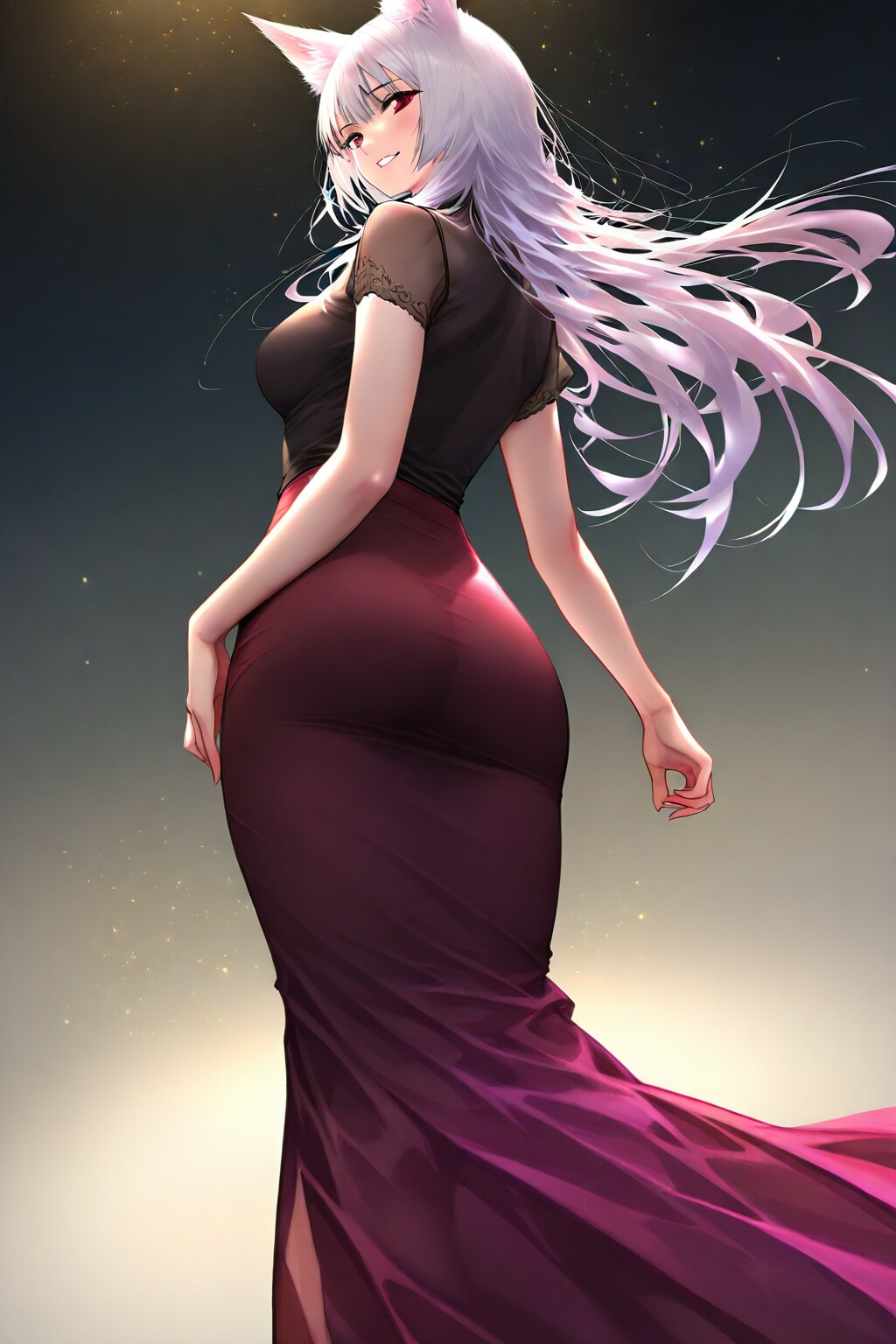 ロングスカート | の人気AIイラスト・グラビア