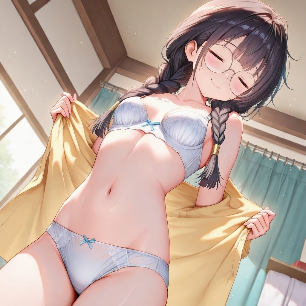 朝のお着換え