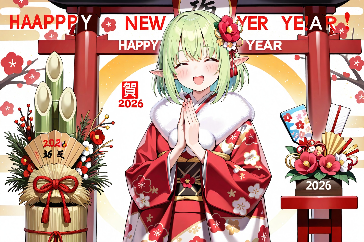 （2026年）新年あけましておめでとうございます！ | の人気AIイラスト・グラビア