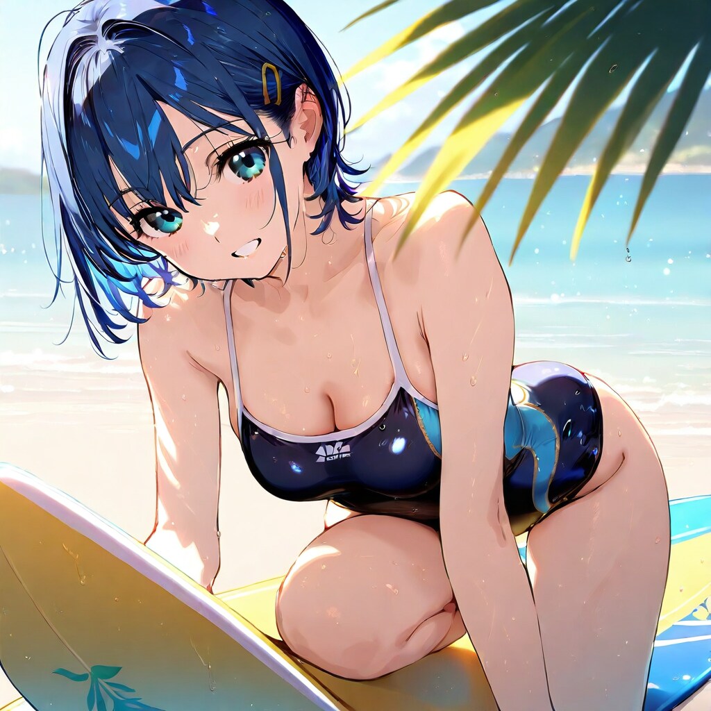 サーファー少女