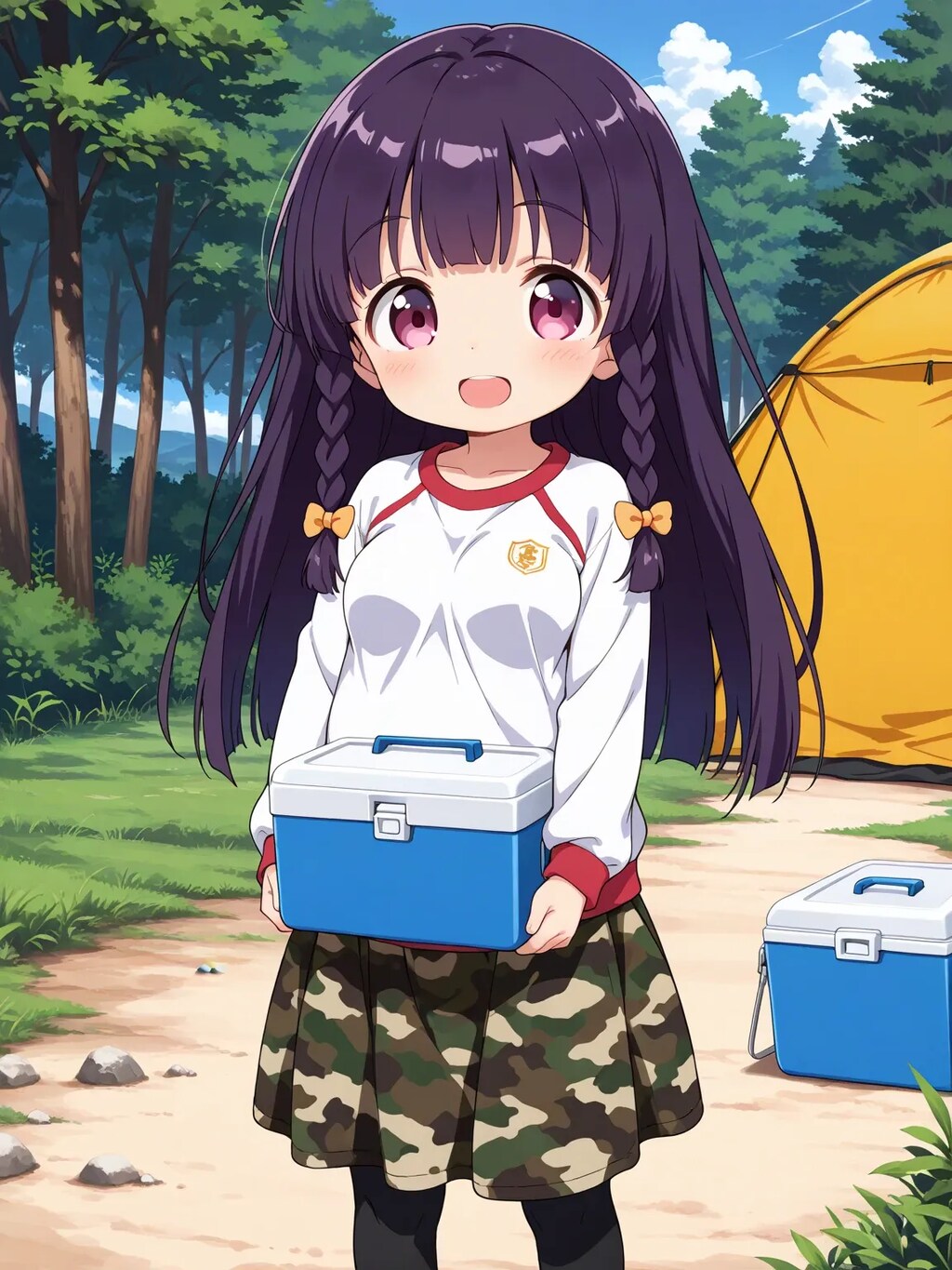 キャンプ場のゆうこちゃん