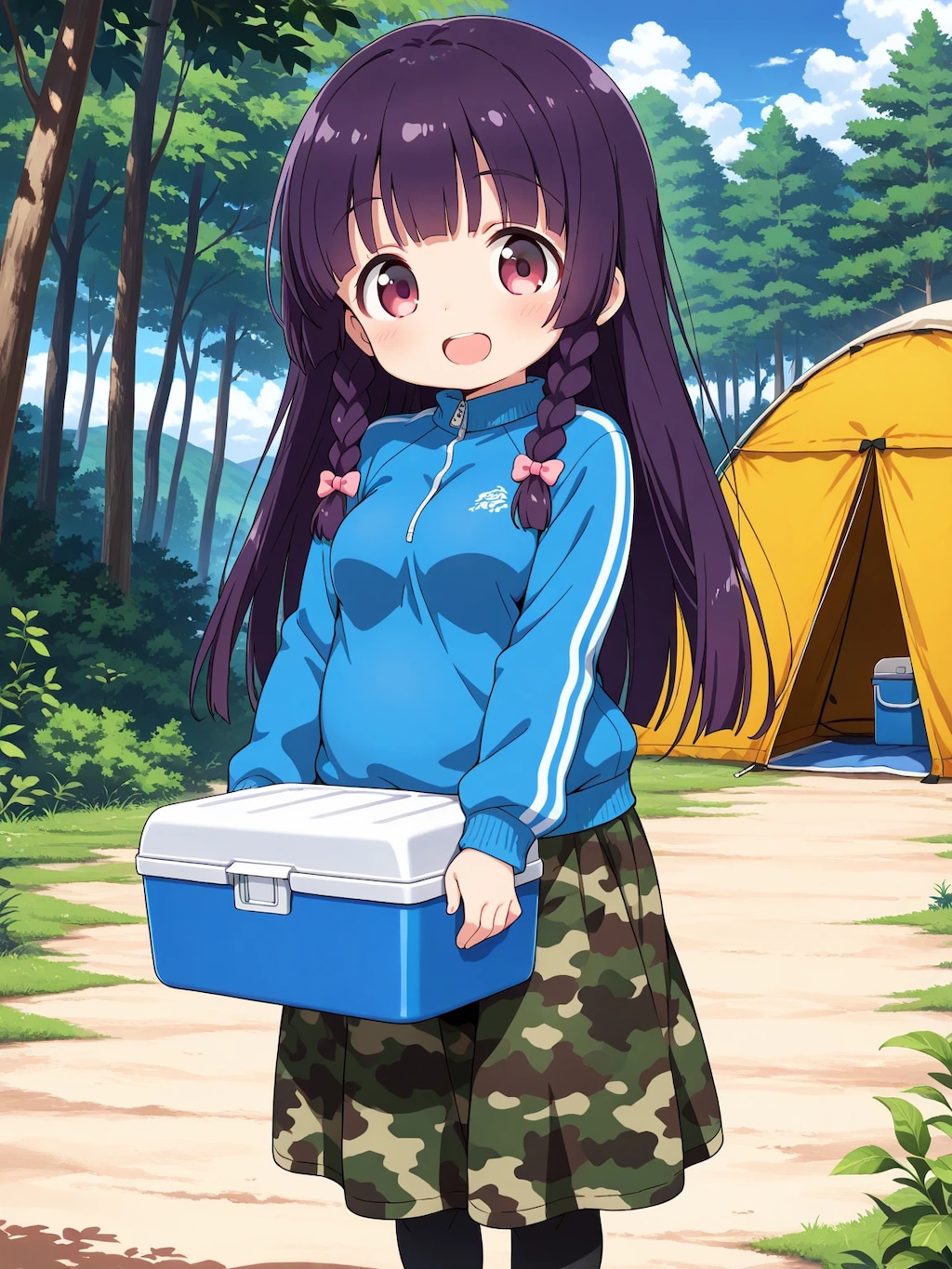 キャンプ場のゆうこちゃん