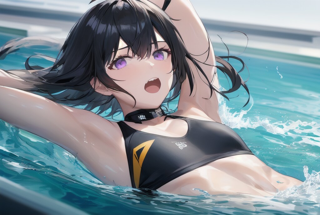 水泳に挑む女性達！！（８枚）