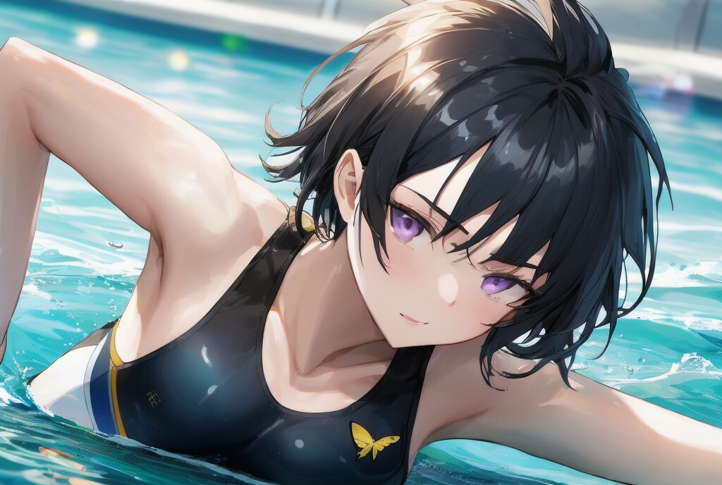水泳に挑む女性達！！（８枚）