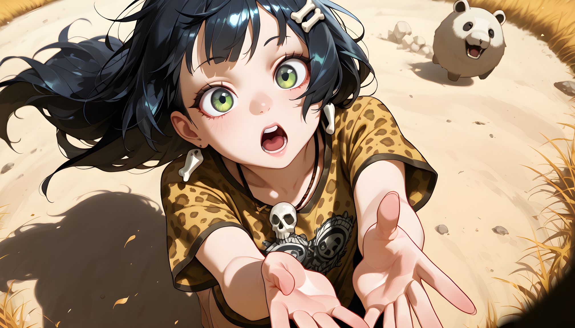 【#ここだけ原始時代】珍獣見つけたよ！