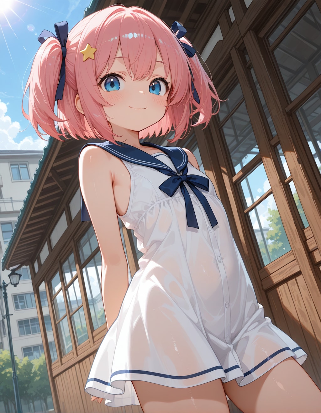 桃華ちゃんでスリーブレス(∩´∀`∩)💕