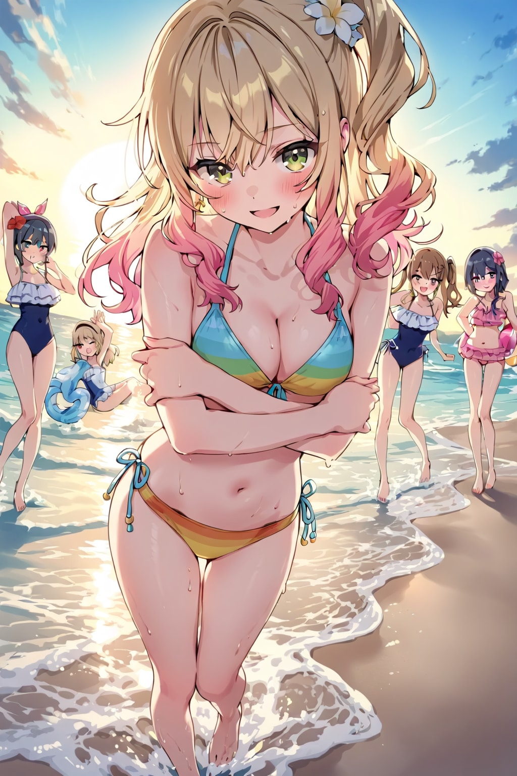 水着の彼女たち