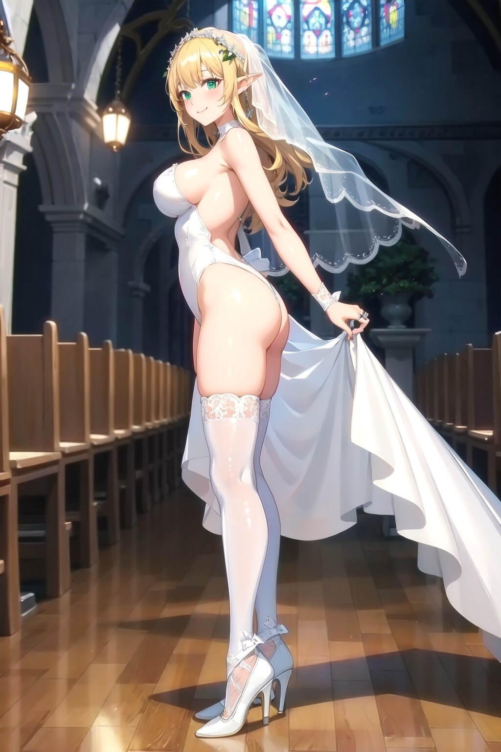 ウェディングレオタード企画作品です