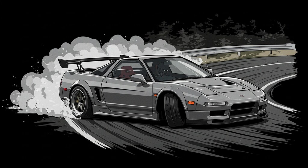 プロンプト借りて再現シリーズ　F1  NSX編