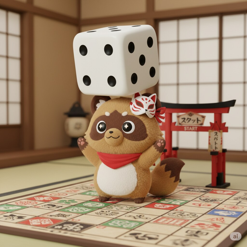 【わくわく系たぬき】いよいよ出発！わくわくが止まらない！ | の人気AIイラスト・グラビア