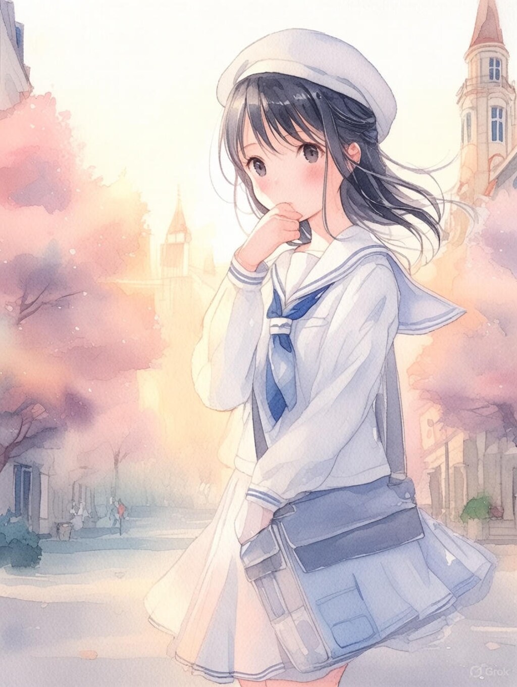 水彩画風（Grok）