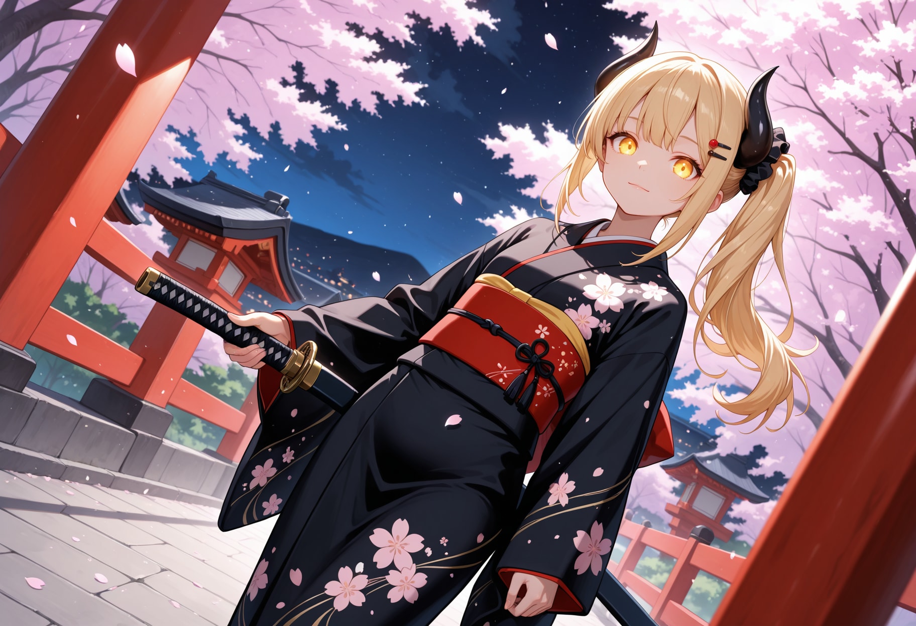 夜桜女鬼高生さん
