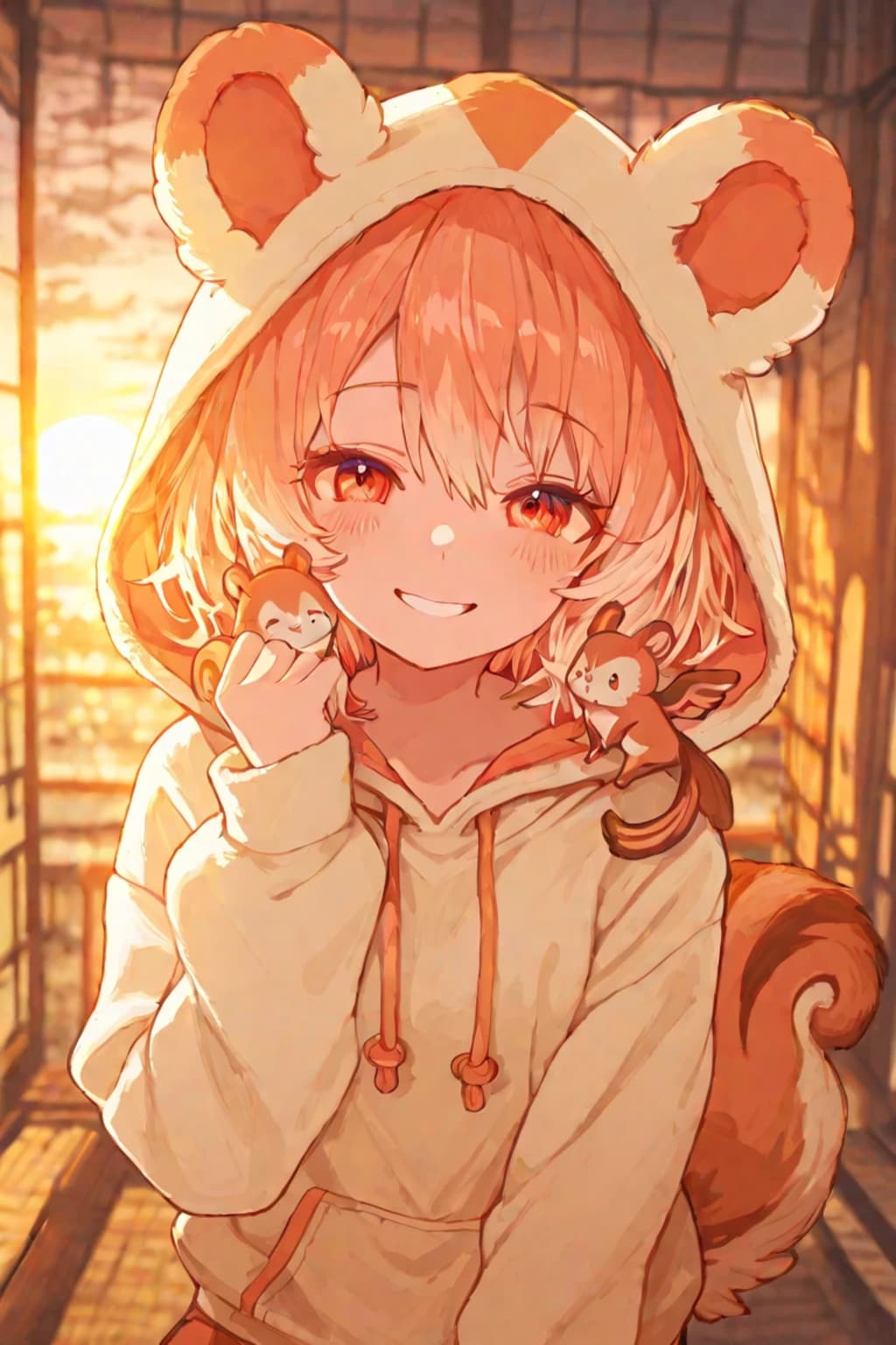 モモンガパーカー