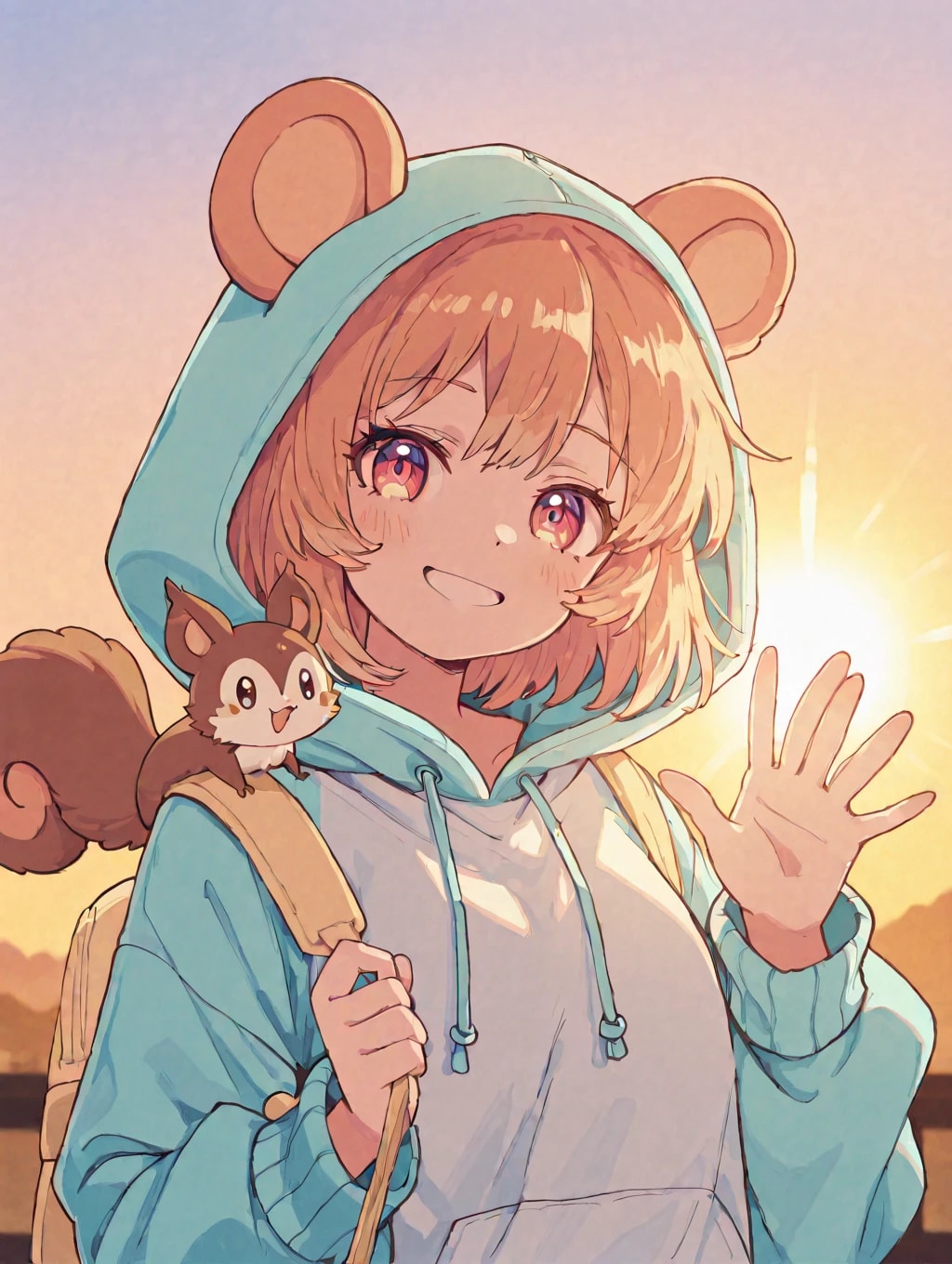 モモンガパーカー