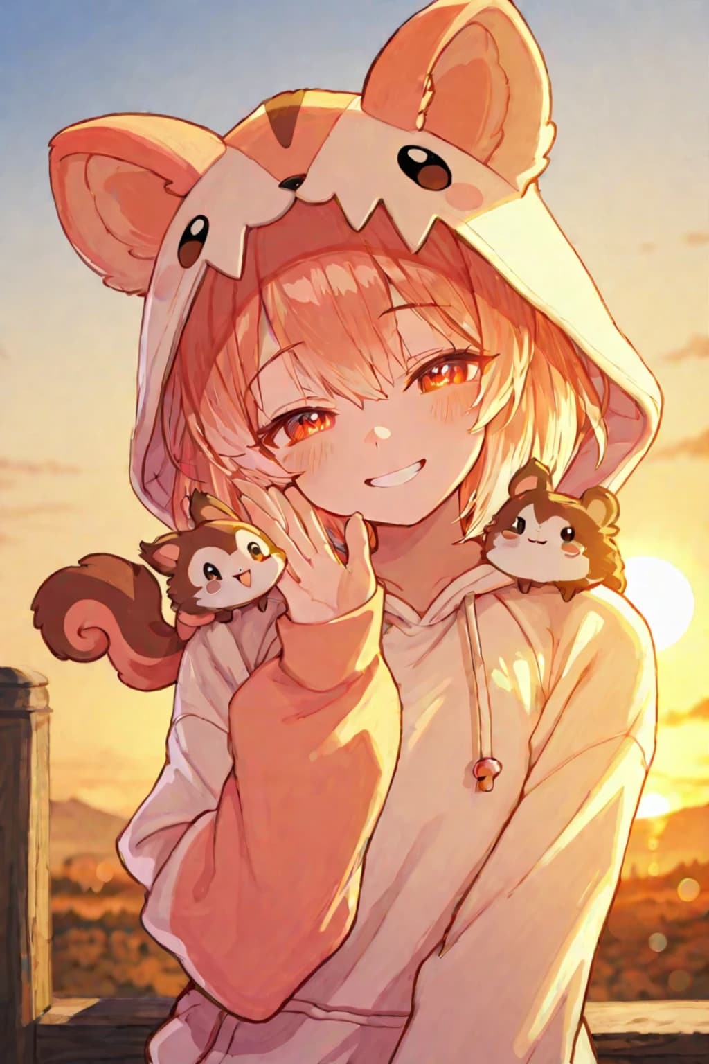 モモンガパーカー