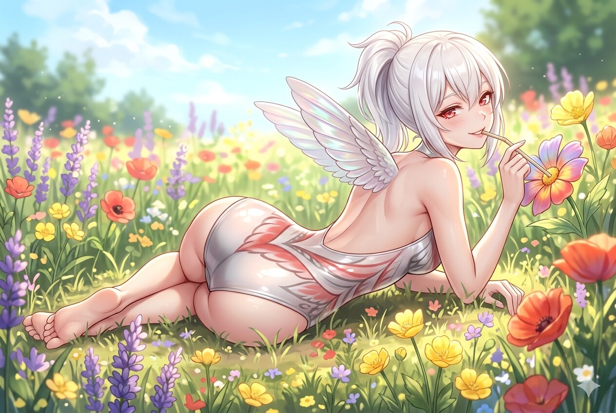 ハチドリ擬人化(世界の名画)