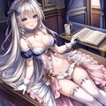 幻想的なフリル付きドレスのメイド４ 8枚目