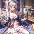 幻想的なフリル付きドレスのメイド４ 7枚目