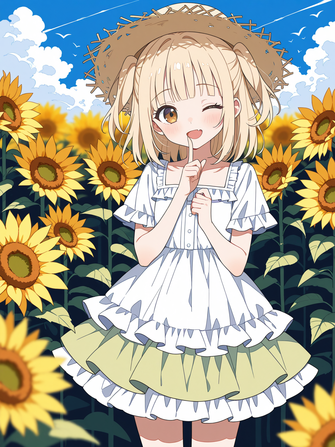 内緒だよ（33,333いいね超えました） | の人気AIイラスト・グラビア