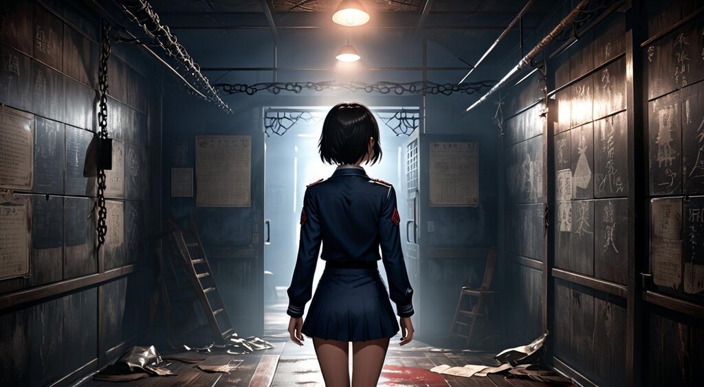 サイレントヒルfゲーム画面1