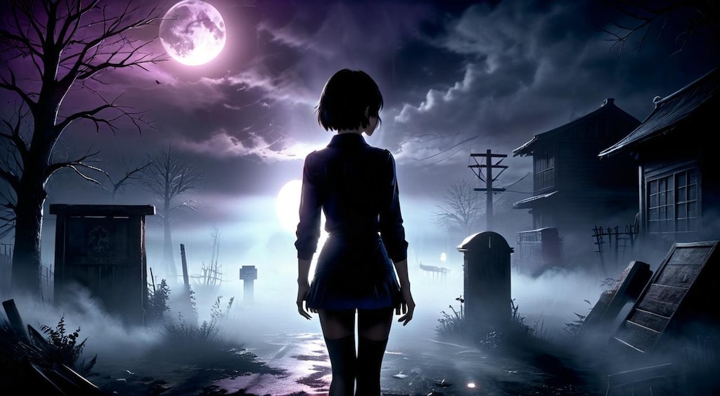 サイレントヒルfゲーム画面1