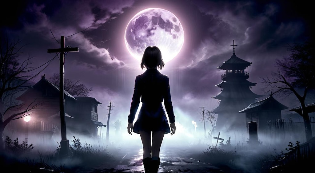 サイレントヒルfゲーム画面1