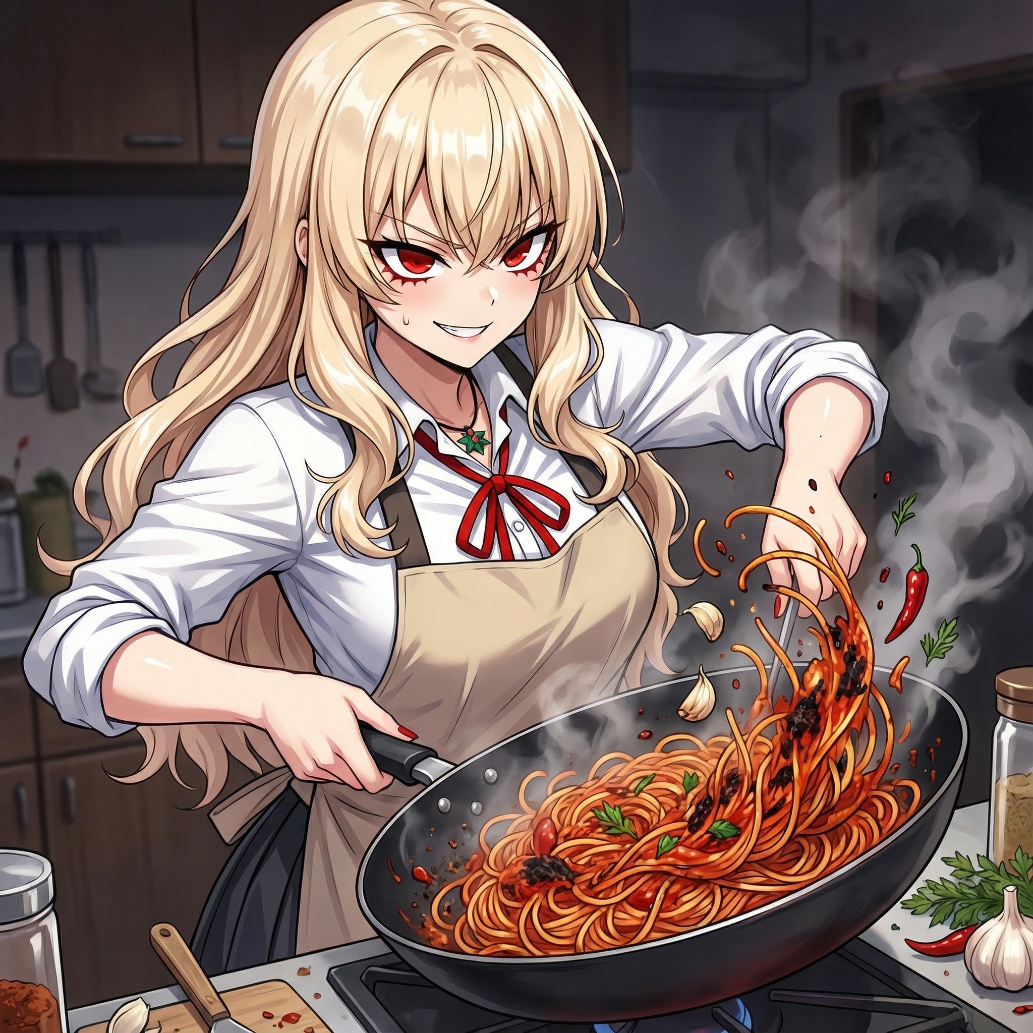 自炊能力高めなすごギャル | の人気AIイラスト・グラビア