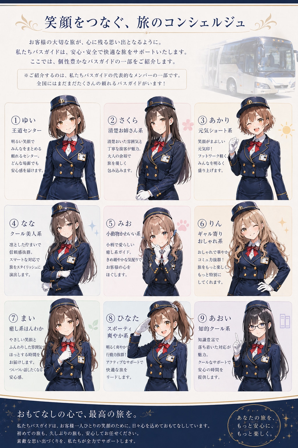 バス旅行はバスガイドで選ぶ時代だ!