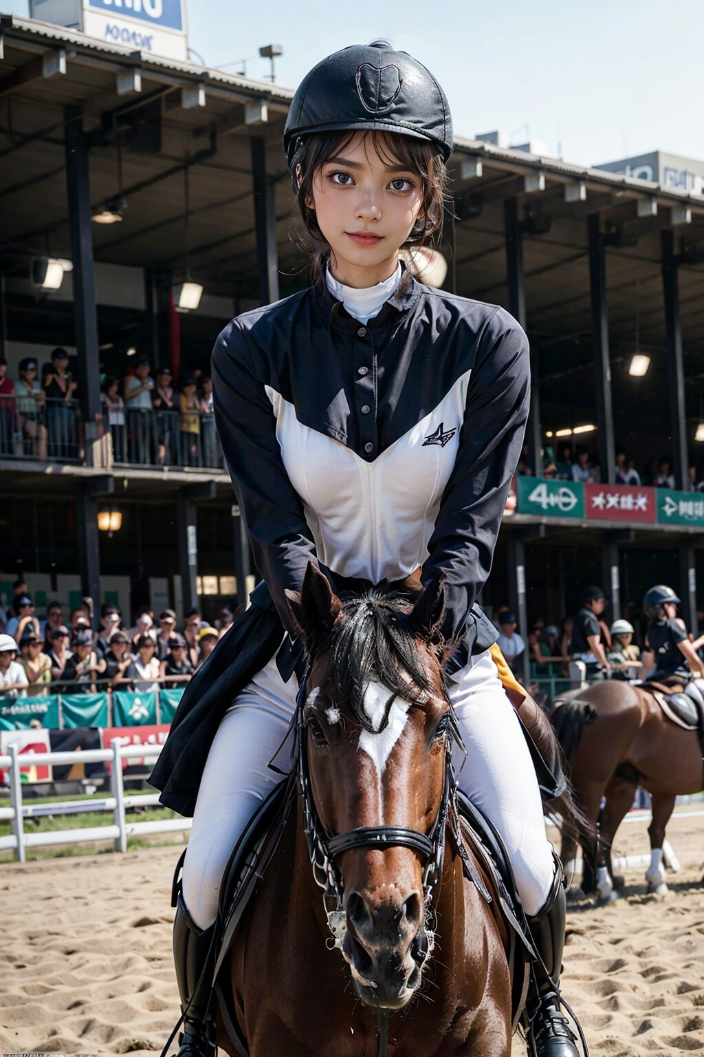 騎手のお姉さん