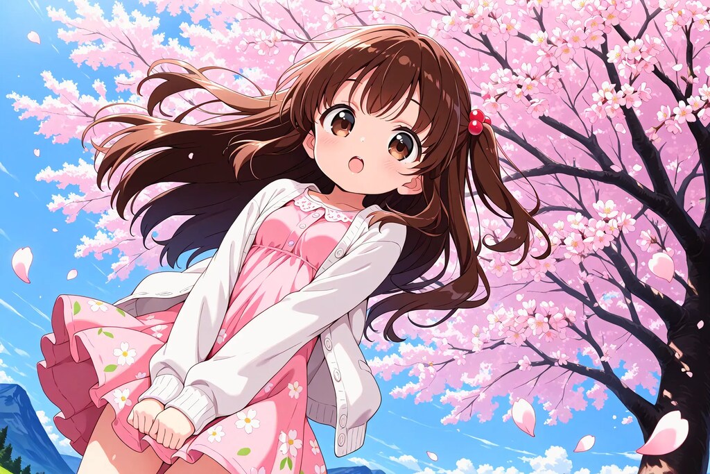 春色コーデな「ブラウス」