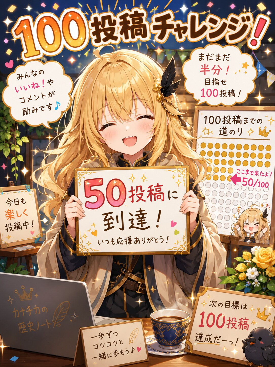 50到達！ | の人気AIイラスト・グラビア