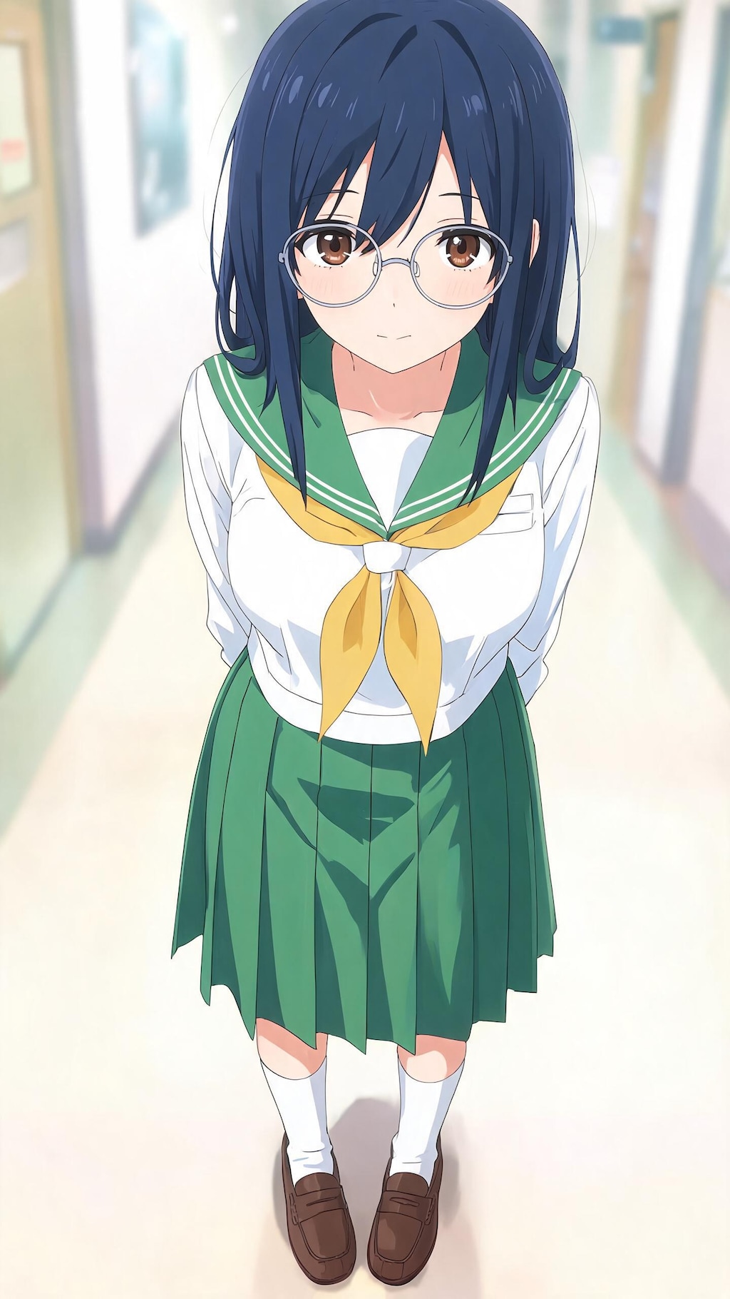青髪ショートwith眼鏡っ娘ちゃん 2026/8/26