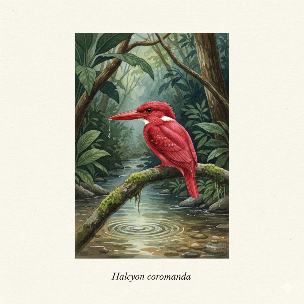 鳥(水彩画)(Gemini)(12)