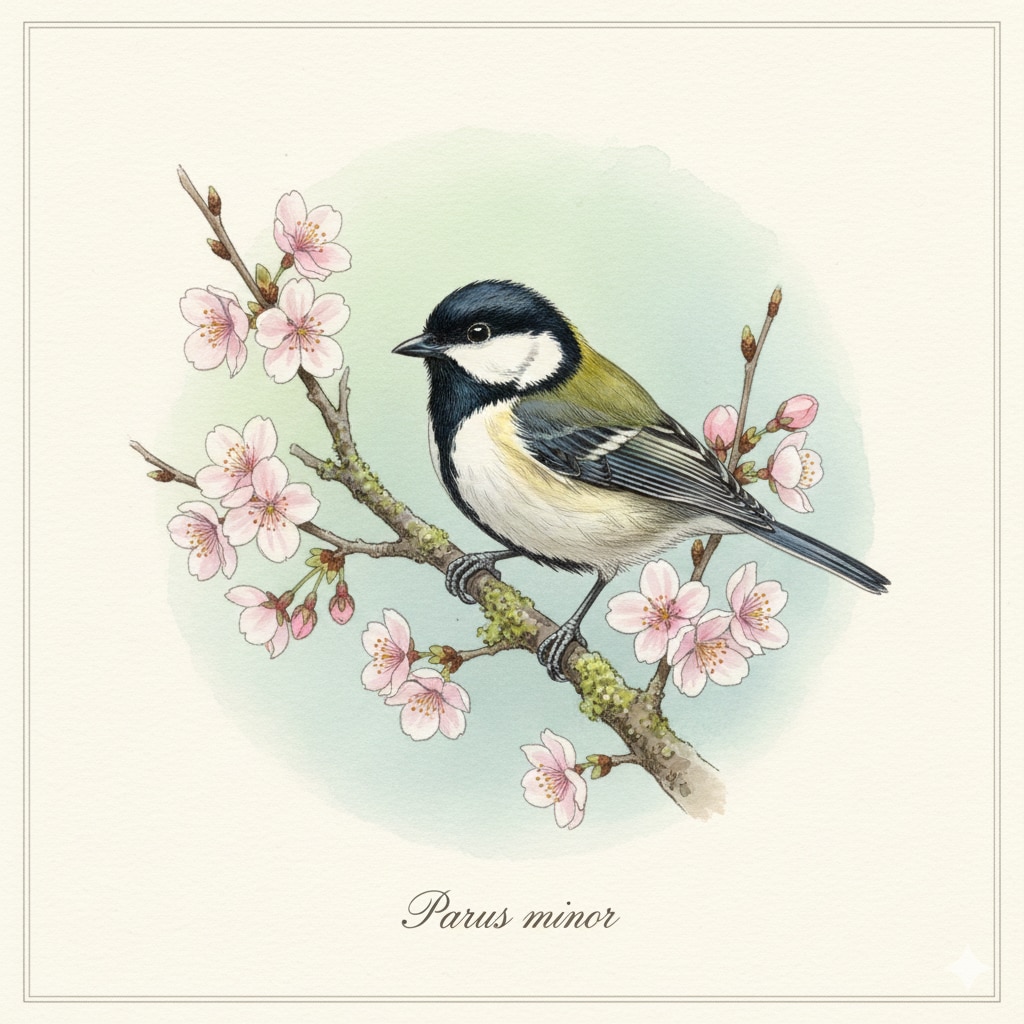 鳥(水彩画)(Gemini)(12)