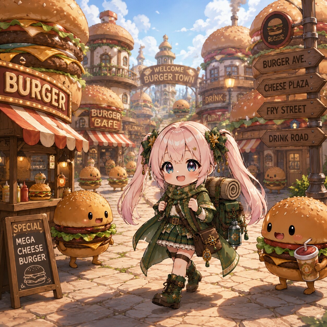 放浪皇女〜バーガーの街〜①