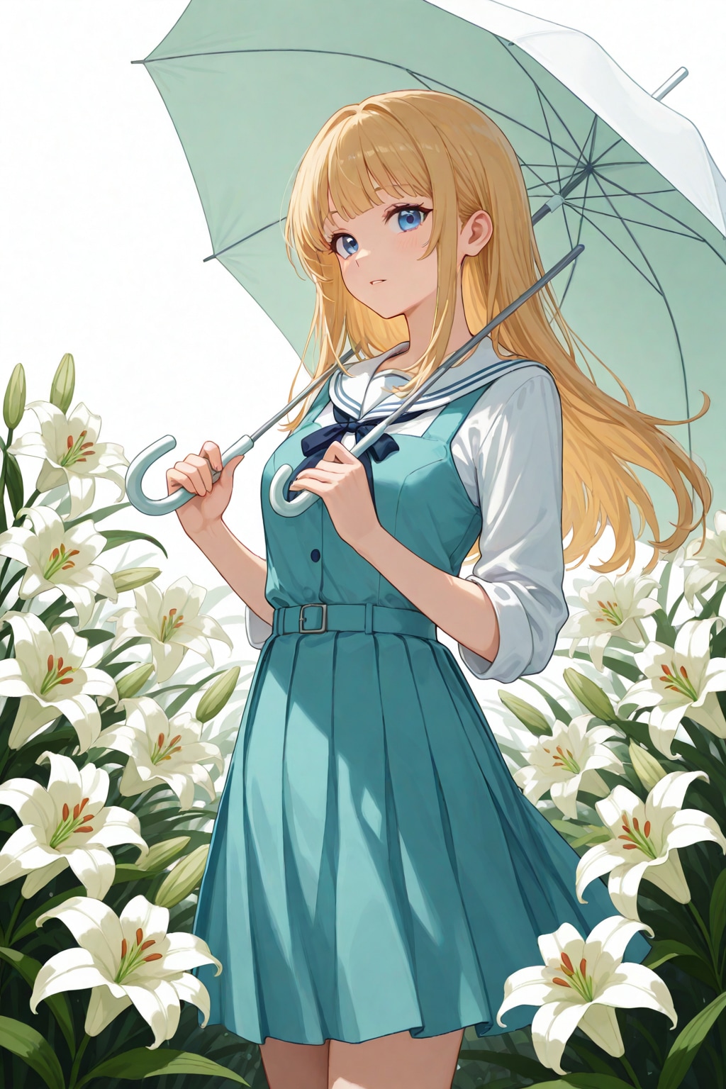 謎傘を持つLILYさん