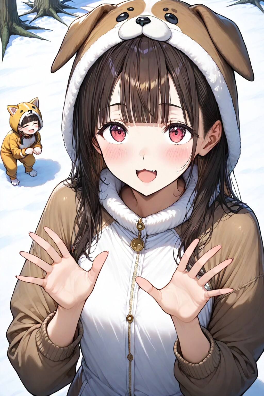 没った奏音ちゃん