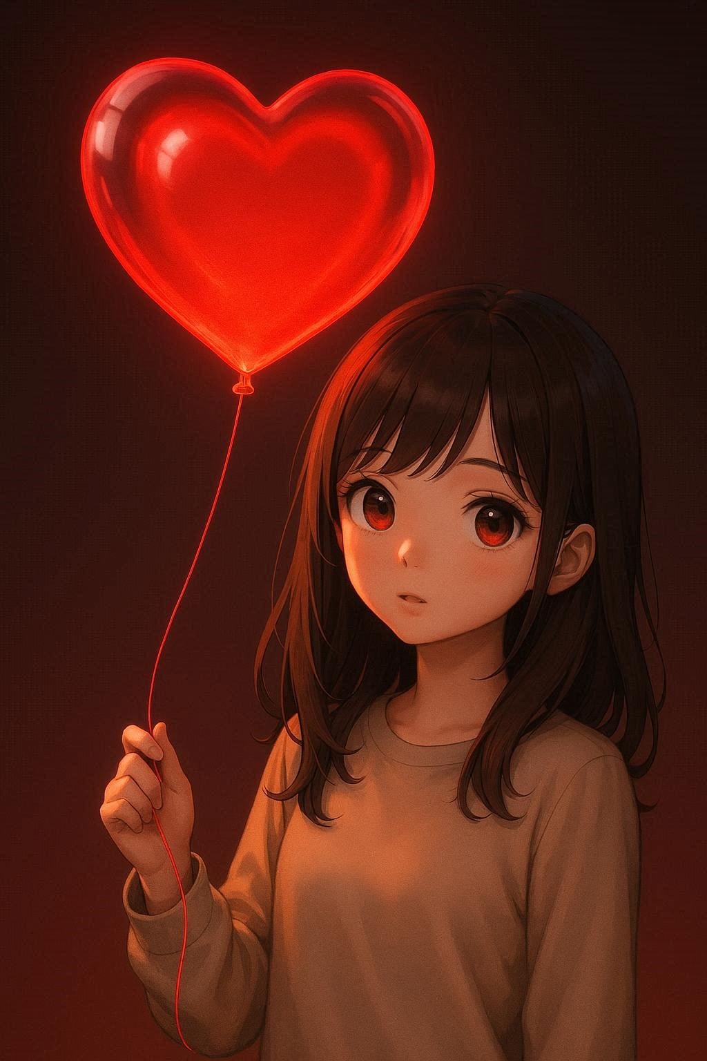 ３赤い風船 | の人気AIイラスト・グラビア