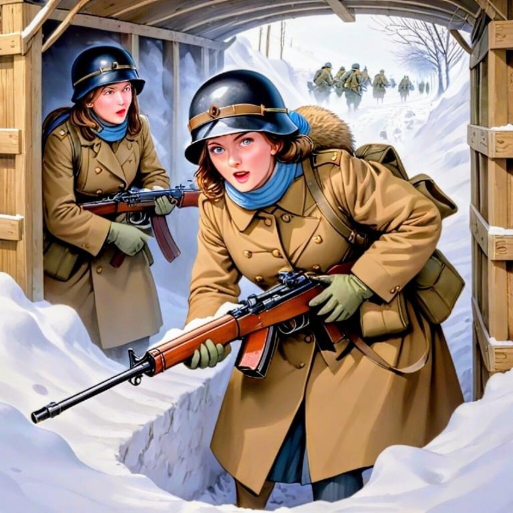 《 Naissotilaiden sieppaus 》