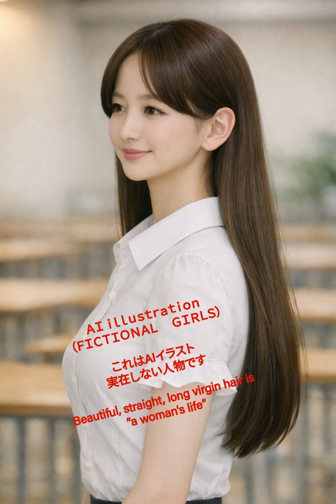 まだ“初めてのバッサリ”未経験のロングヘア美少女