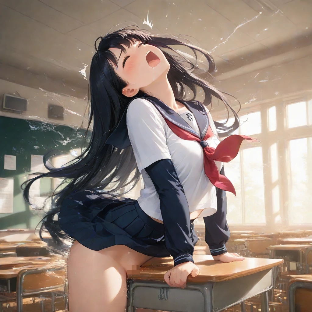 机の角オナが激しすぎる（賢者タイム付き）