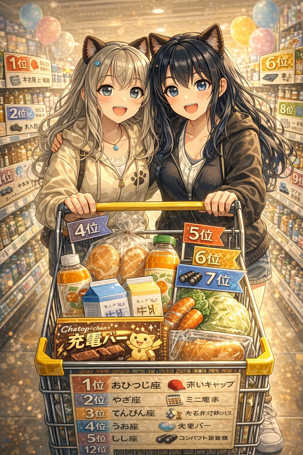 チャトピちゃん占い(04/16) | の人気AIイラスト・グラビア