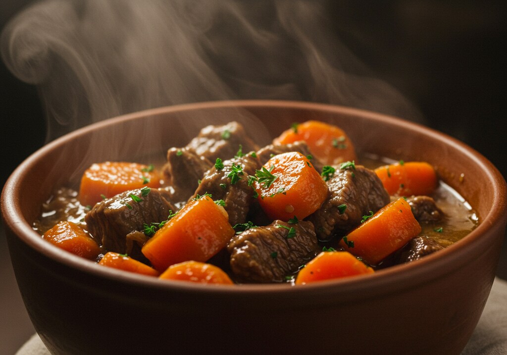 人参さんとビーフシチュー