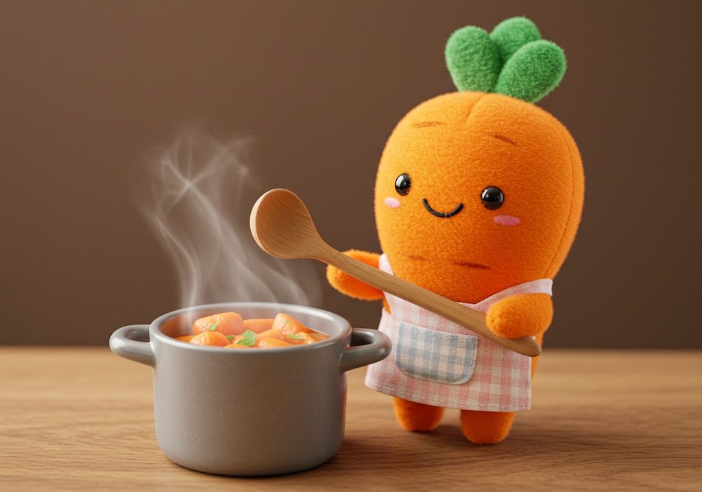 人参さんとビーフシチュー