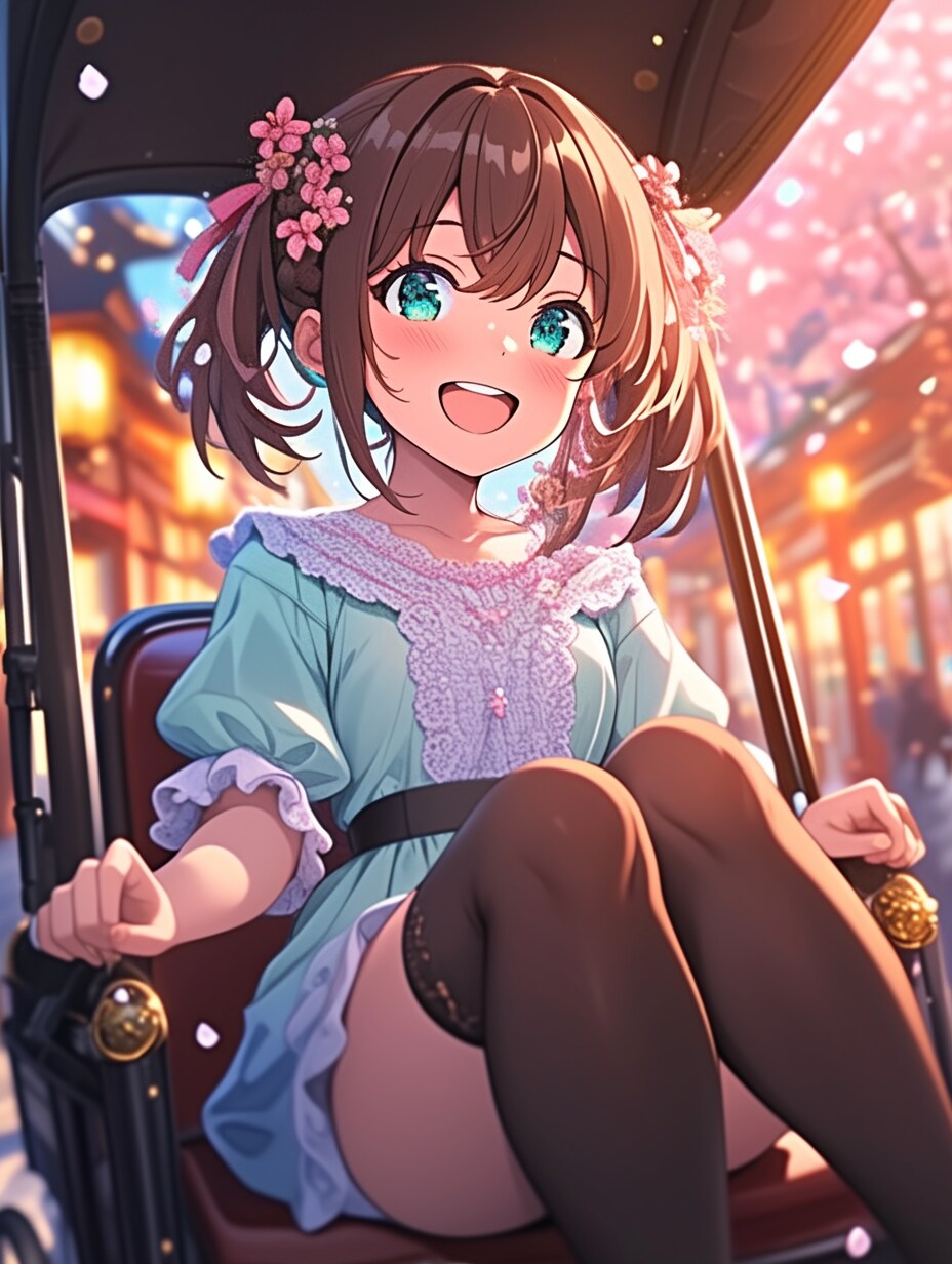 人力車 | の人気AIイラスト・グラビア