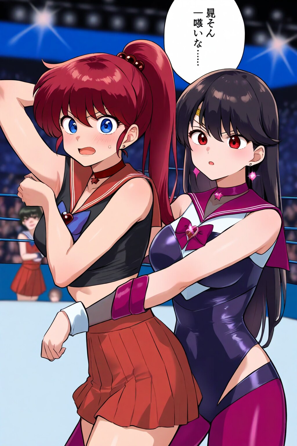 女子校のプロレス
