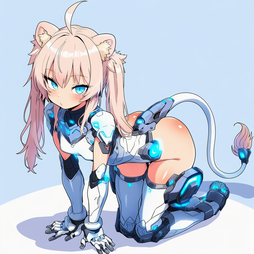 ケモアーマーちゃん　白獅子style